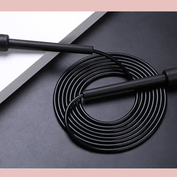 Premium PVC Skipping Rope – Adjustable Length Jump Rope for Fitness Training, Weight Loss, and Cardio Exercise, 2.3m Long, Soft & Lightweight, Durable 4mm Diameter Cable - StrengthXPhysiotherapy