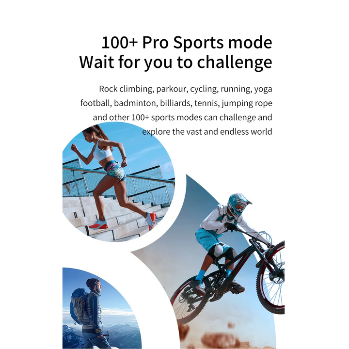 Premium Outdoor Sports GPS Smart Watch for Men – Bluetooth Call, HD AMOLED Screen, Health Monitoring, Compass, IP68 Waterproof, Multi-Sport Mode, Sleep & Blood Oxygen Monitoring, Music Control - StrengthXPhysiotherapy