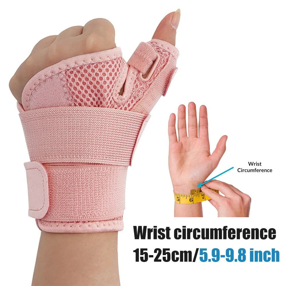 Premium Thumb Support Brace – CMC Joint Stabilizer Orthosis Spica Splint for Arthritis, Osteoarthritis, Tendonitis & Pain Relief – Comfortable & Adjustable Stabilization for Thumb Instability - StrengthXPhysiotherapy