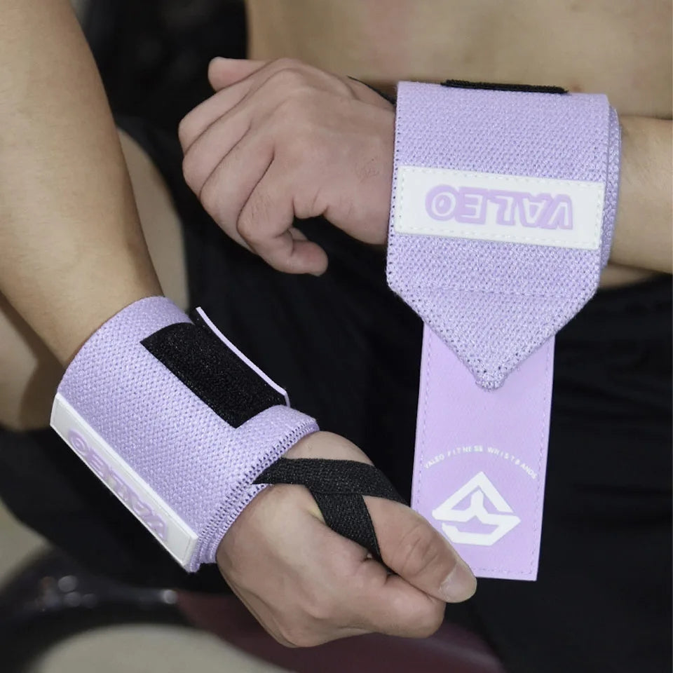 High Quality Sports Wristband for Weightlifting, Fitness & Gym - Adjustable Winding Support Strap for Heavy Lifting, Cross