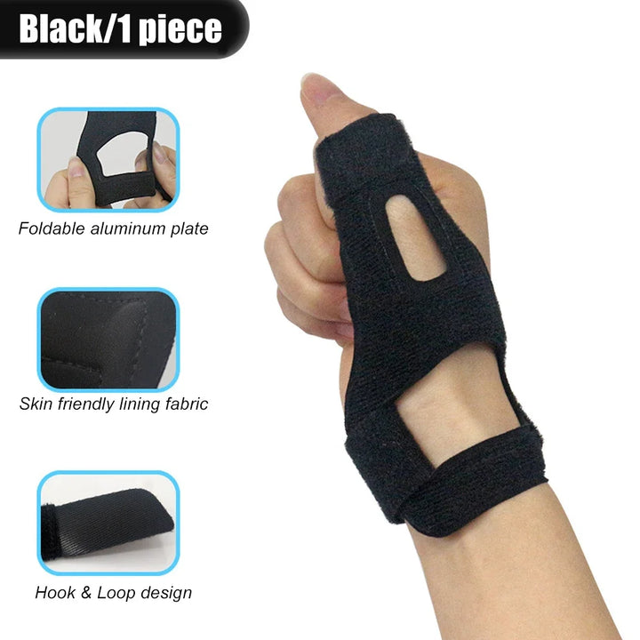 Premium Waterproof Thumb Support Brace for Tendonitis, Trigger Finger, and De Quervain’s Pain Relief – Semi-Rigid Stabilizer