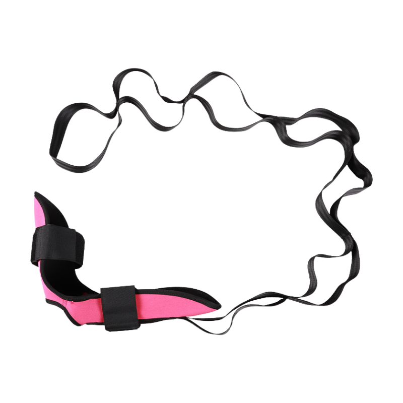 Premium Flexibility Stretching Strap - Open Back Yoga Band for Leg Stretching, Muscle Relaxation & Plantar Fasciitis Relief,