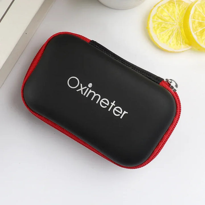 High Quality EVA Pulse Oximeter Carrying Case – Portable Water-Resistant Storage Bag for SpO2 Monitor, Earphones, Data Cable,