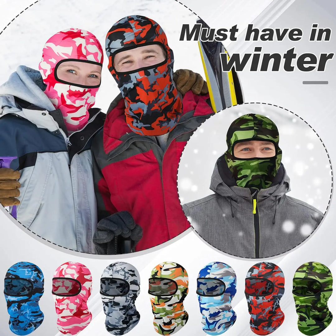 Premium Full Face Balaclava Mask – Outdoor Sports Ski, Motorcycle, Bike, and Tactical Riding Cap for Unisex, Summer 