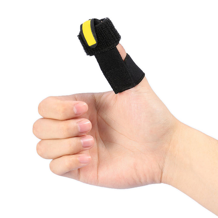 Premium Adjustable Finger Splint for Trigger Finger and Curved Finger Straightening, Support Brace with Hook & Loop Tape for