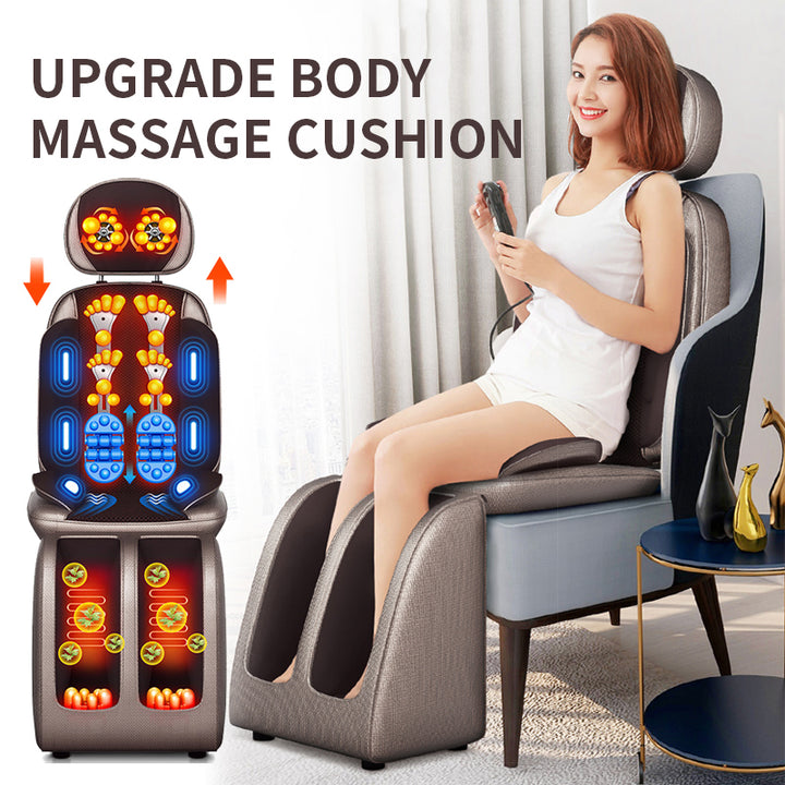 Premium Electric Full Body Massage Chair with Infrared Heating, Deep Kneading, Vibration, and Shiatsu for Neck, Back, Waist,