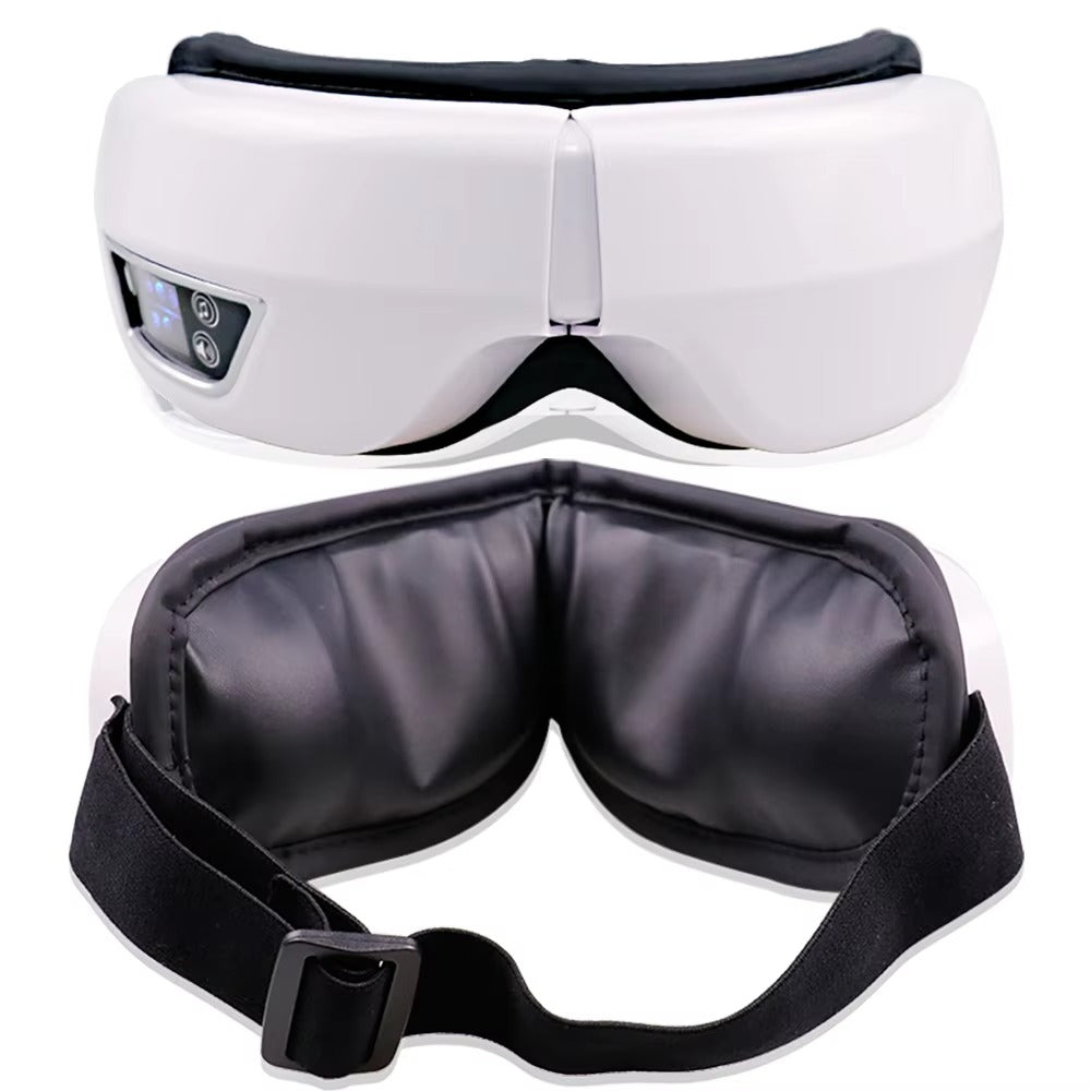 Premium Foldable Eye Massager – Vibration Airbag Pressure with Hot Compress and Bluetooth Music, Relieves Eye Fatigue and Enhances Relaxation, Four Adjustable Modes for Personalized Eye Care - StrengthXPhysiotherapy