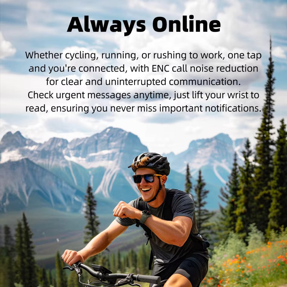 Luxury GPS Smartwatch – 1.43" AMOLED Display with 21-Day Battery Life and 100+ Sport Modes, Ideal for Android and iOS