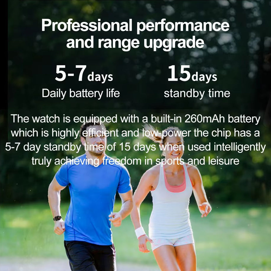 Luxury NFC GPS Smartwatch – 1.99" AMOLED Screen with Bluetooth Calling, 120+ Sports Modes, Weather Data, and Waterproof 