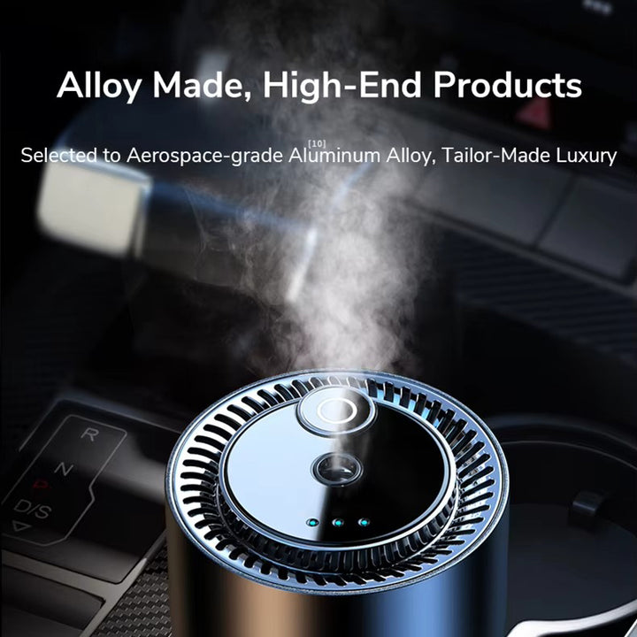 Premium Ultrasonic Aroma Diffuser – Portable Car Air Purifier and Home Freshener with Automatic Sensing, Adjustable Modes