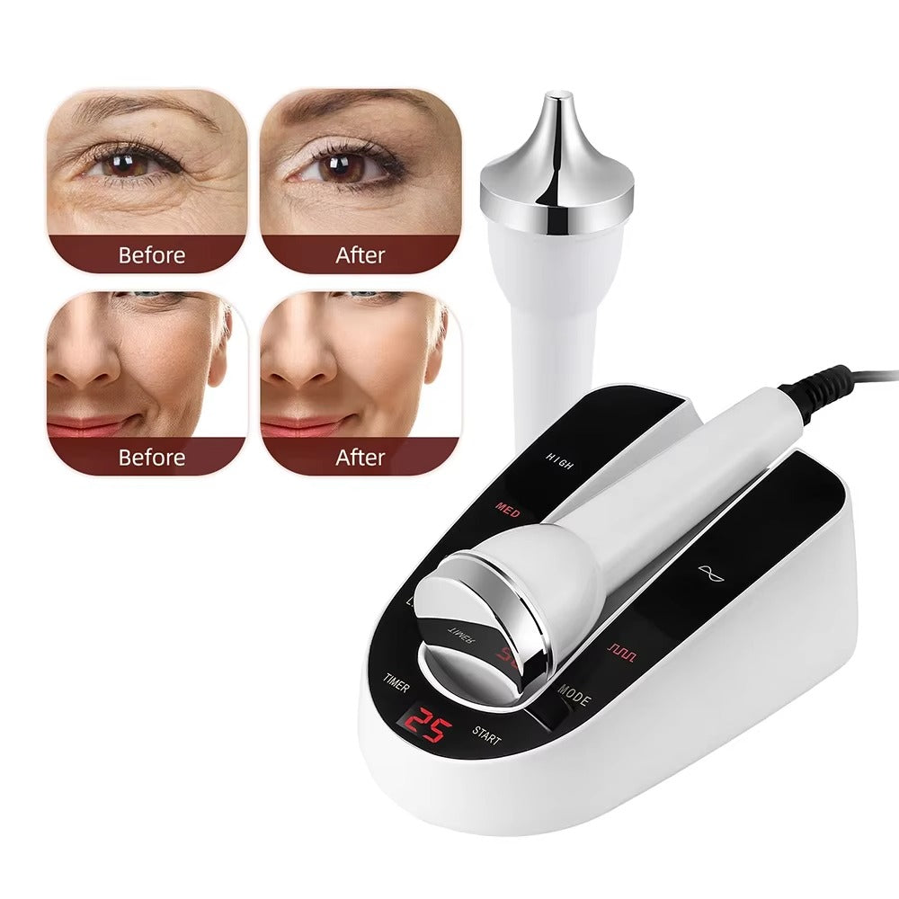 Premium Ultrasound Beauty Machine – High Frequency Face and Eye Massager for Skin Care, Facial Lifting, and SPA-Grade Ultrasonic Cleansing Device - StrengthXPhysiotherapy