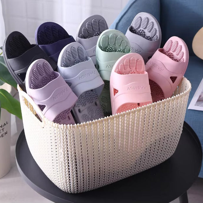 Premium Extra Large Acupoint Massage Slippers – Non-Slip Hollow Design for Indoor Home and Bathroom Use, Comfortable Sole Support for Men and Women, Ideal for Relaxation and Foot Therapy - StrengthXPhysiotherapy