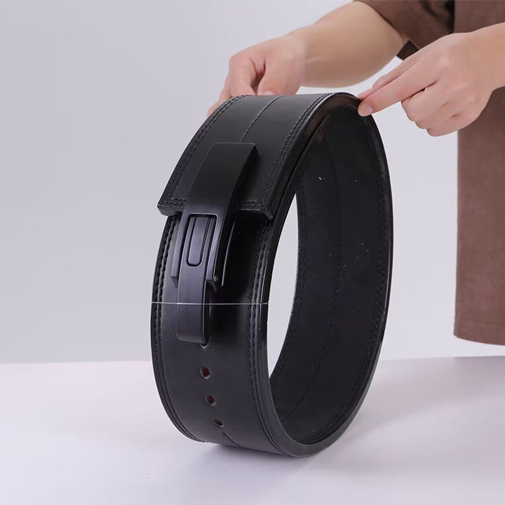 Premium 13MM Weight Lifting Belt with Lever Buckle – Heavy Duty Gym Powerlifting Belt for Men & Women, Competition Level 