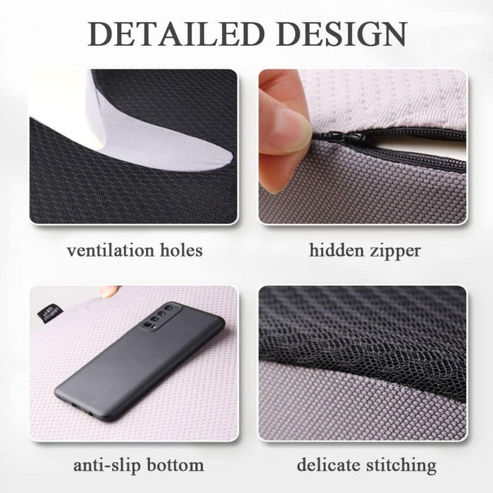 Premium Non-Slip Orthopedic Memory Foam Cushion – Tailbone and Sciatica Pain Relief Seat Cushion for Prostate Comfort