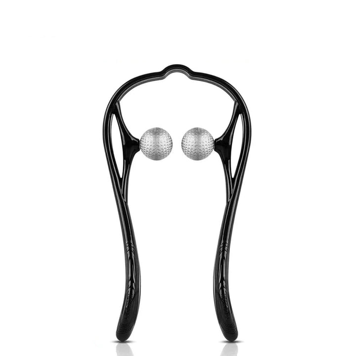 Premium Handheld Neck Massager – Trigger Point Roller for Deep Tissue Pain Relief, Adjustable 360° Massage Balls for Neck,