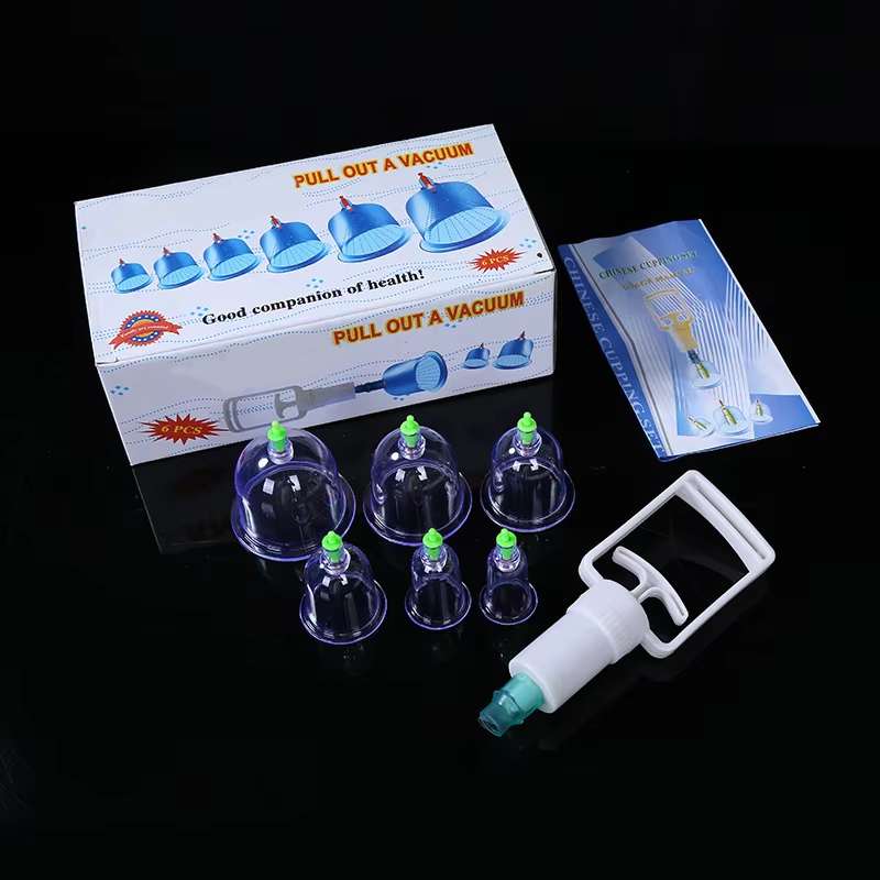 Premium Vacuum Cupping Therapy Set – 6, 12, or 24 Plastic Suction Cups for Massage, Relaxing Muscles, Pain Relief, and Well-Being, Safe Alternative to Traditional Cupping, Durable Quality - StrengthXPhysiotherapy