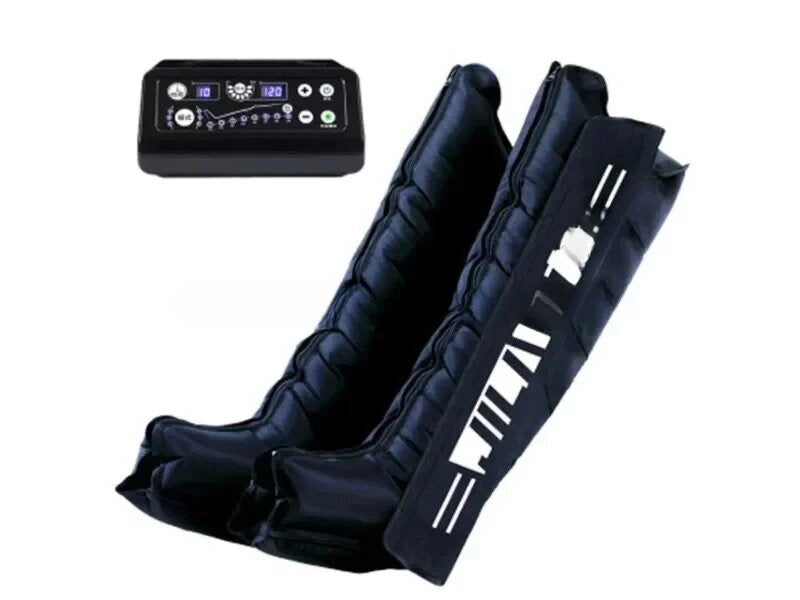 Premium Air Compression Massager for Legs and Body - 8 Cavity Pressure Therapy System, Adjustable Size XL to XXXL for