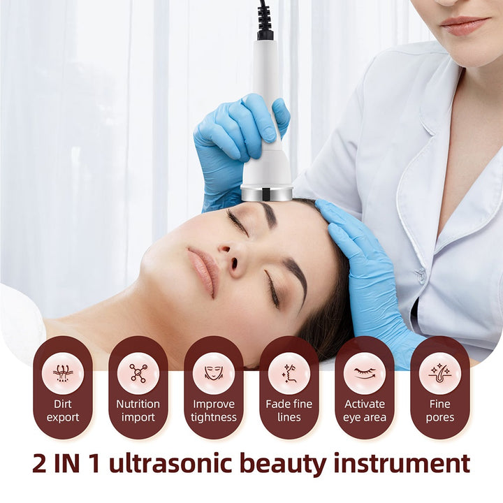 Premium Ultrasound Beauty Machine – High Frequency Face and Eye Massager for Skin Care, Facial Lifting, and SPA-Grade