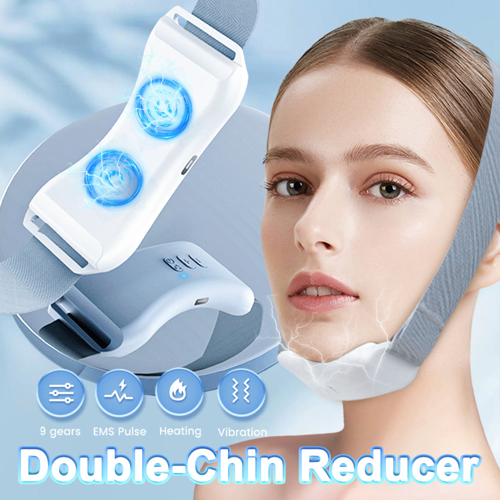 Premium Vibration Chin-Up Facial Lifting Massager – EMS V-Line Beauty Device for Double Chin Removal, Face Shaping, and Skin 