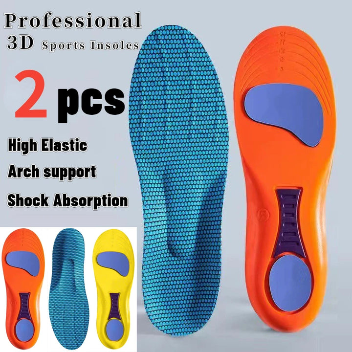 Premium Memory Foam AAnti-Odor Insoles, Shock Absorbing EVA Arch Support for Plantar Fasciitis, Heel Pain Relief, Soft 