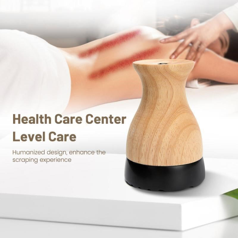 Premium Hot Stone Electric Gua Sha Massager – Back and Waist Massage Tool for Relaxing Muscles, Body Warm Moxibustion Therapy Spa with Bian Stone, Acupuncture, and Collateral Dredging - StrengthXPhysiotherapy