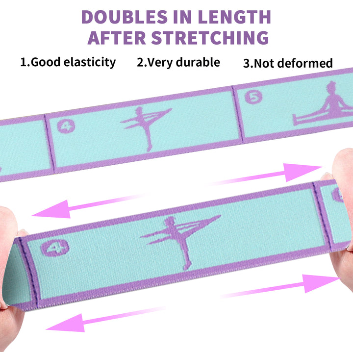 High-Quality Slimming Resistance Band - Multi-Functional Yoga Stretching & Pilates Belt, 8/9 Grid Elastic Training Strap for Adults, Adjustable Strength & Portable Design for Beginners and Fitness Enthusiasts - StrengthXPhysiotherapy