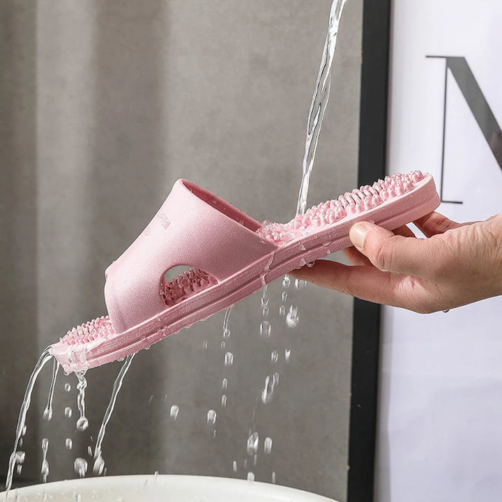 Premium Extra Large Acupoint Massage Slippers – Non-Slip Hollow Design for Indoor Home and Bathroom Use, Comfortable Sole Support for Men and Women, Ideal for Relaxation and Foot Therapy - StrengthXPhysiotherapy