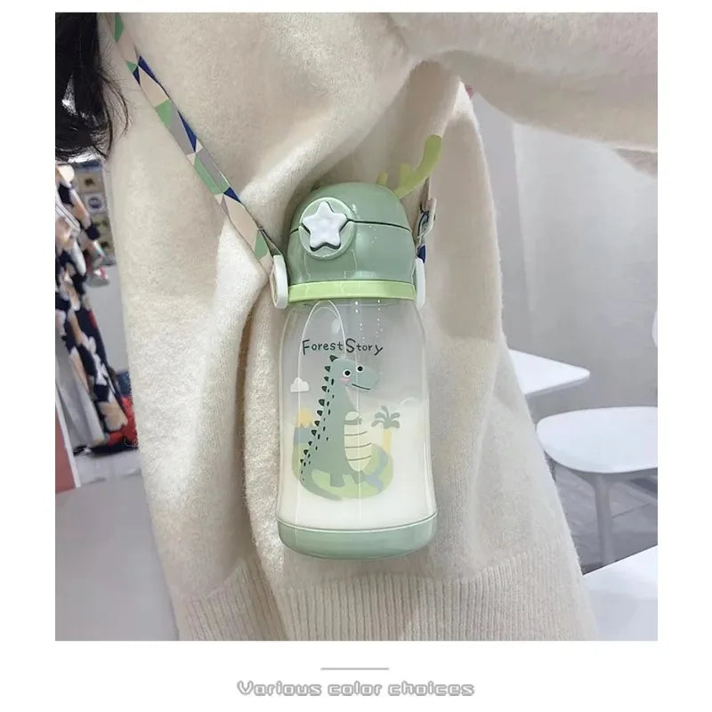 Premium Kids Antler Straw Water Bottle – Large Capacity, High-Quality Plastic, Leak-Proof Design, Cute Deer-Inspired Look, Premium Kids Antler Straw Water Bottle – Large Capacity, High-Quality Plastic, Leak-Proof Design, Cute Deer-Inspired Look, 