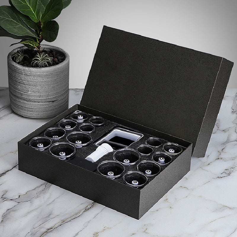 Premium Cupping Therapy Set – Professional Vacuum Suction Cups for Chinese Medicine Physiotherapy, Massage, and Muscle Relaxation, Durable Plastic Jars for Home and Professional Use - StrengthXPhysiotherapy