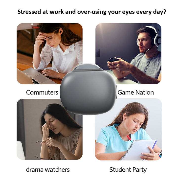 Premium Eye Massager Mini Electric Vibrator – Soothing Eye Protector, Facial Moisturizing Massage Machine, ABS Plastic & 