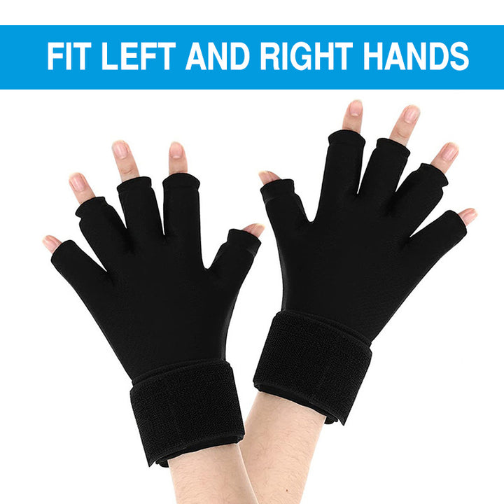Premium Hot & Cold Therapy Gloves for Arthritis Relief – Adjustable Finger Compression Ice Pack for Wrist Sprains, Tendinitis