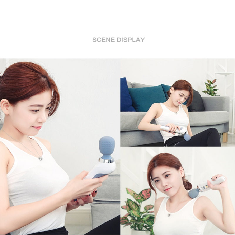 Premium USB Handheld Electric Massager – High Frequency Vibration Wand for Neck, Back, and Muscle Pain Relief, Deep Tissue