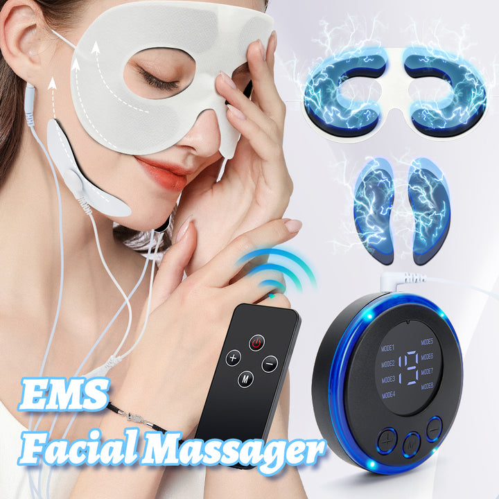 High Quality EMS Facial Lifting Massager, Muscle Stimulator Face Beauty Device, Skin Tightening & Anti-Wrinkle Machine, Dark 