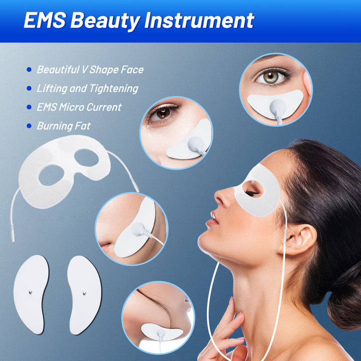 High Quality EMS Facial Lifting Massager, Muscle Stimulator Face Beauty Device, Skin Tightening & Anti-Wrinkle Machine, Dark 
