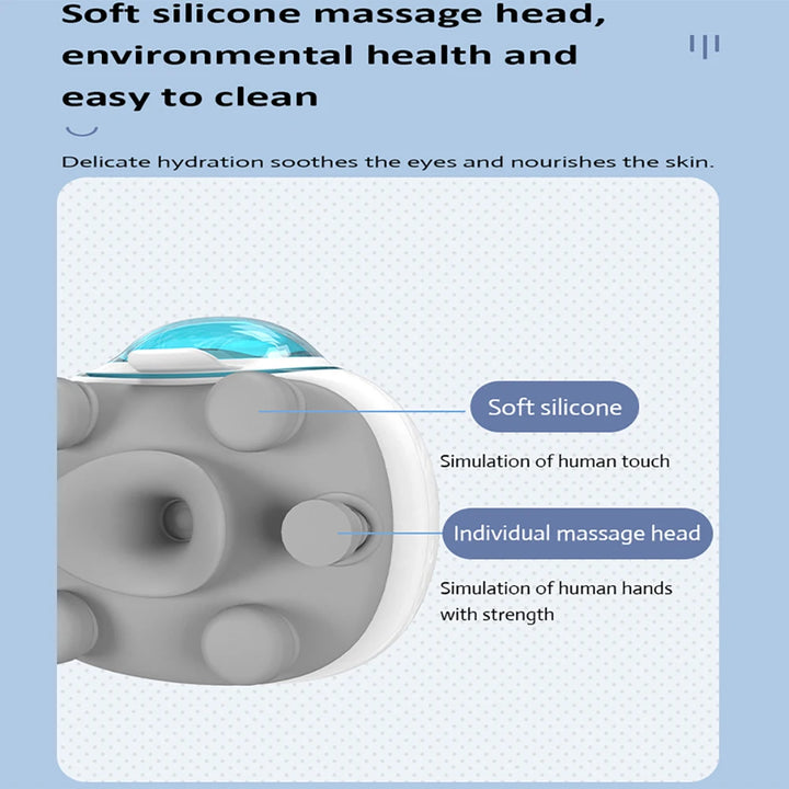 Premium Eye Massager Mini Electric Vibrator – Soothing Eye Protector, Facial Moisturizing Massage Machine, ABS Plastic & 