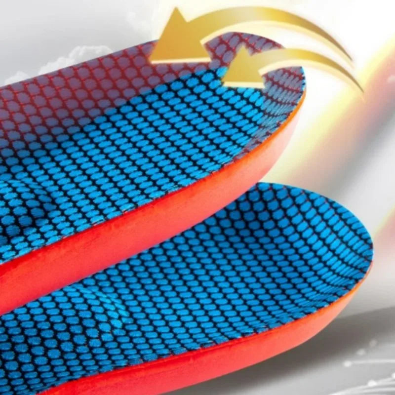 Premium Memory Foam AAnti-Odor Insoles, Shock Absorbing EVA Arch Support for Plantar Fasciitis, Heel Pain Relief, Soft 