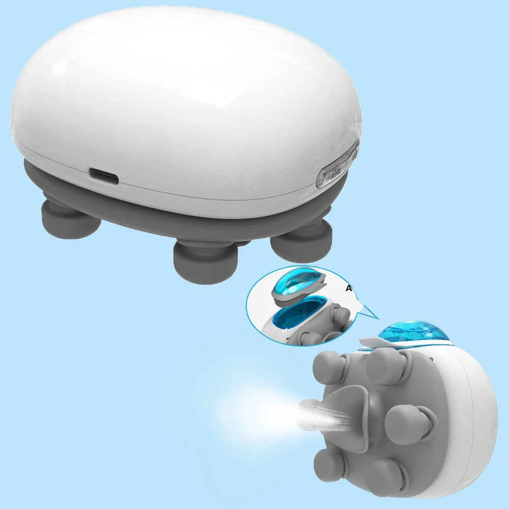 Premium Eye Massager Mini Electric Vibrator – Soothing Eye Protector, Facial Moisturizing Massage Machine, ABS Plastic & 