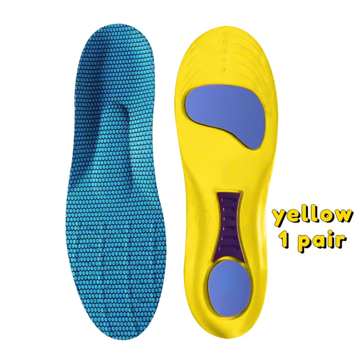 Premium Memory Foam AAnti-Odor Insoles, Shock Absorbing EVA Arch Support for Plantar Fasciitis, Heel Pain Relief, Soft 