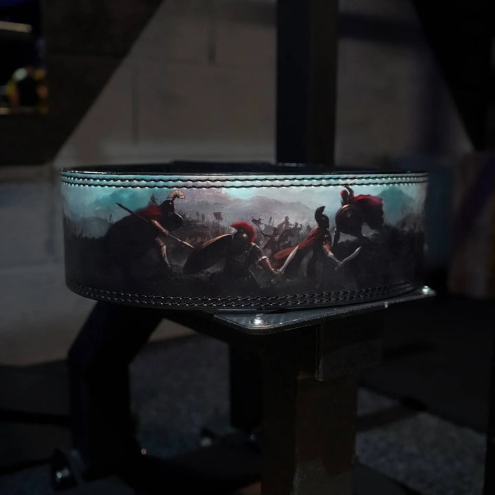 Premium Leather Weightlifting Belt 10MM – Lever Buckle Back Support Belt for Powerlifting, Deadlifts, Squats, Strength 