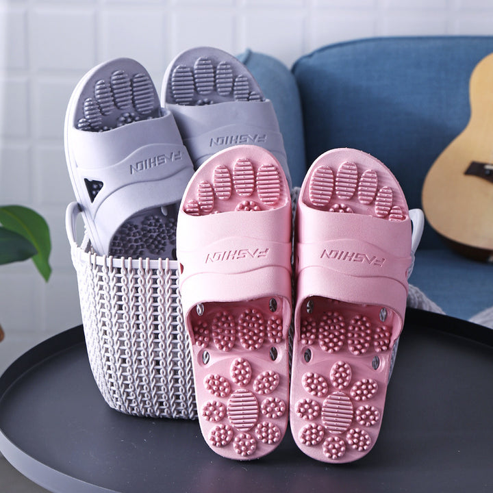 Premium Extra Large Acupoint Massage Slippers – Non-Slip Hollow Design for Indoor Home and Bathroom Use, Comfortable Sole Support for Men and Women, Ideal for Relaxation and Foot Therapy - StrengthXPhysiotherapy
