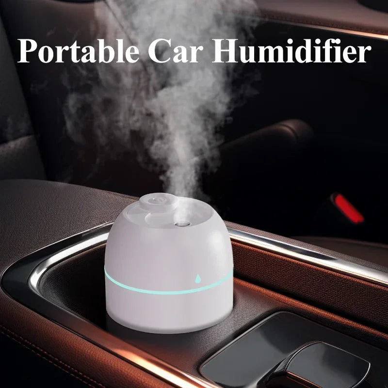 High Quality Portable Mini Ultrasonic Humidifier – USB Essential Oil Diffuser, Indoor Quiet Mist Maker, 220ml Water Tank,