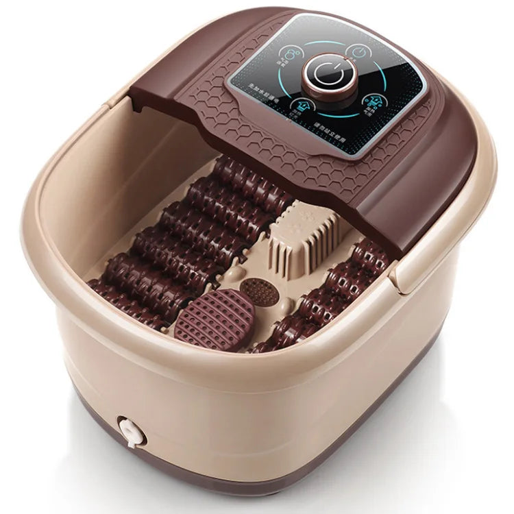 Premium Foot Spa Bath Massager with Heat, 12 Rollers, Digital Control, Pedicure Stone for Acupressure Shiatsu Massage, Foot  