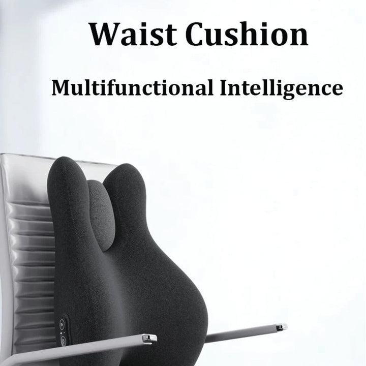 Premium Memory Foam Massage Chair Cushion Set – Electric Waist Pad with Hot Compress for Soreness Relief, Orthopedic Pillow for Car, Office, and Home Use - StrengthXPhysiotherapy