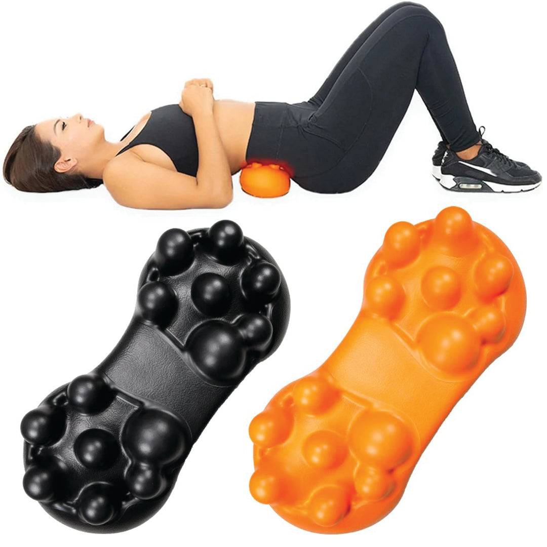 Premium Sciatica Massager for Deep Tissue and Myofascial Release – Hip and Lower Back Trigger Point Massage Tool for Butt, Glute, SI Joint, Pelvic, Psoas Pain Relief, Compact and Portable - StrengthXPhysiotherapy