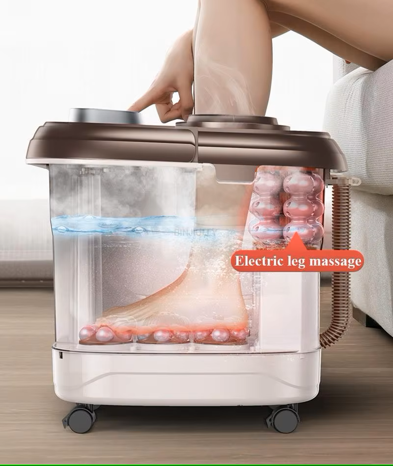 Premium Foot Spa Bath Massager with Heat, 12 Rollers, Digital Control, Pedicure Stone for Acupressure Shiatsu Massage, Foot Pain Relief, Adjustable Temperature, Home Foot Soak Therapy - StrengthXPhysiotherapy