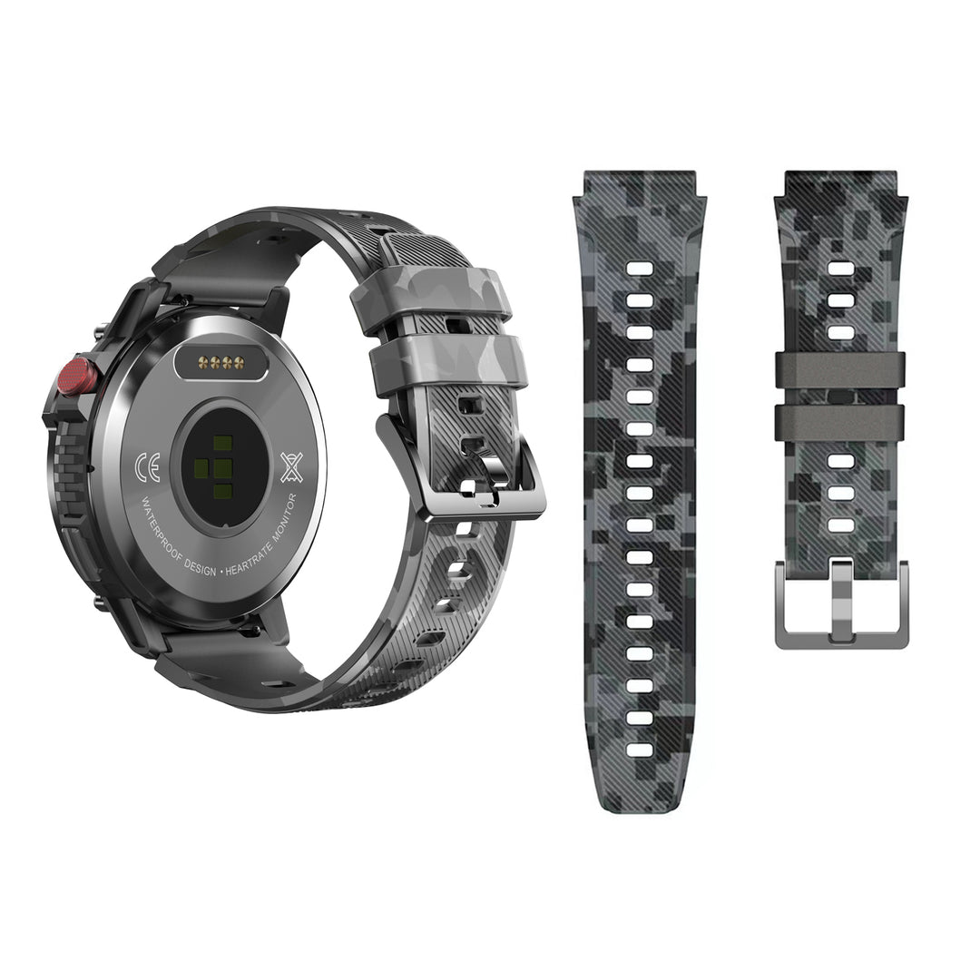 Premium IP68 Waterproof Smartwatch with Bluetooth Calling & 123 Sport Modes - 1.83" HD Display, Heart Rate & Blood Oxygen 