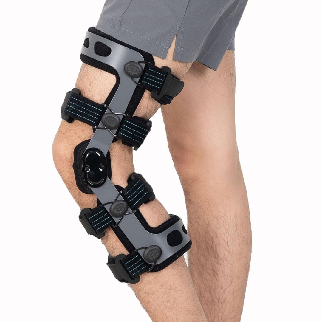 Premium Unloader Knee Brace for Arthritis Pain Relief, Osteoarthritis Support, Adjustable ROM Stabilizer, Post-Surgical Recovery, One Size Fits All, FDA Registered - StrengthXPhysiotherapy