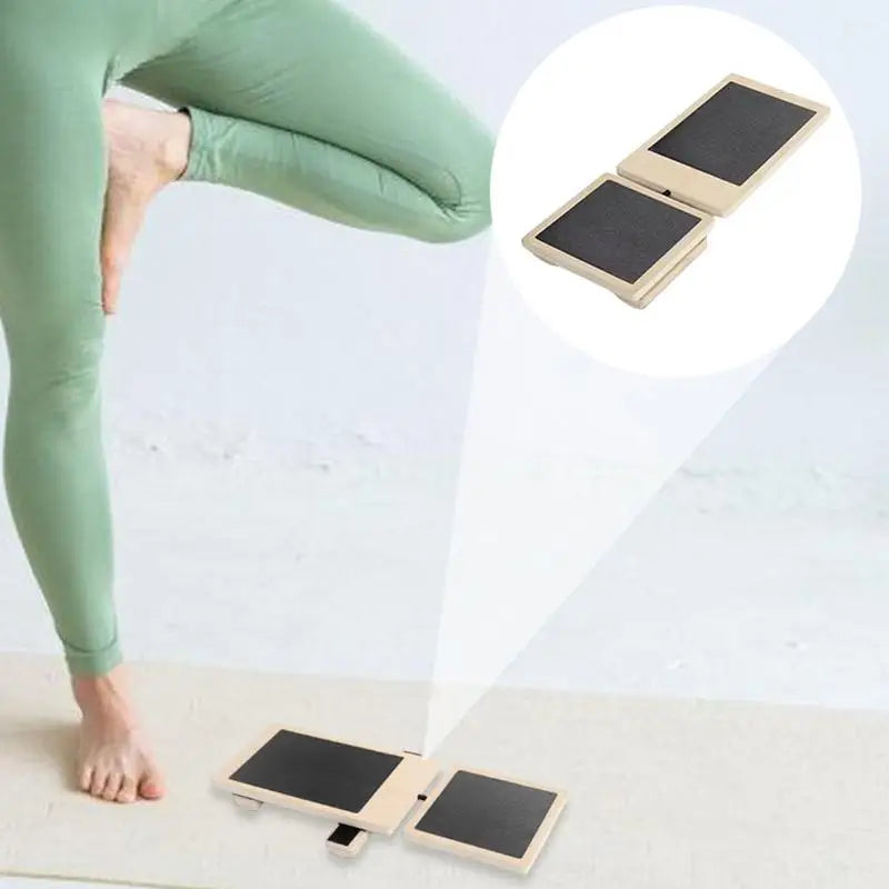 Premium Ankle Balance Board – Foot Strengthener for Pilates & Stability Training, Relieves Plantar Fasciitis, Improves Balance & Posture, Wood Design for Ankle Sprain Rehab, 30cm x 10.8cm - StrengthXPhysiotherapy