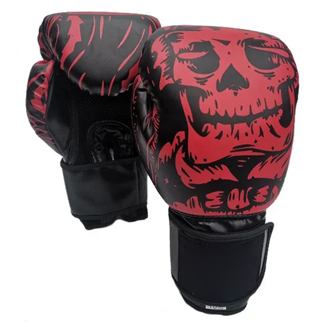 Premium PU Leather Boxing Gloves – Durable Training Gloves for Professional Fitness,  Available in Sizes 6oz to 14oz, 