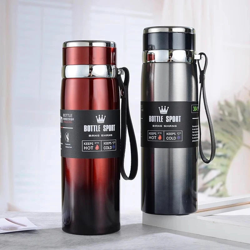 Premium Thermal Water Bottle 1000ml - Stainless Steel Vacuum Insulated Flask for Hot & Cold Drinks, BPA-Free Thermos for